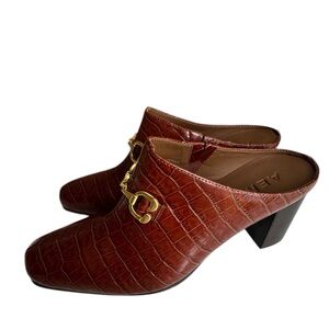 Aerosoles Pointed Toe Slip On Heeled Mule - Mason